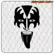 THE KISS decorative vinyl sticker
