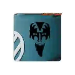 Autocollant THE KISS en vinyle décoratif