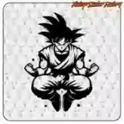 Pegatina Son Goku decorativa de anime