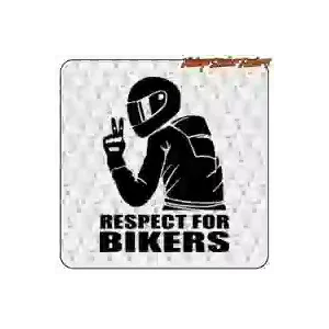 Autocollant moto RESPECT FOR BIKERS