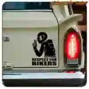 RESPECT FOR BIKERS motorcycle sticker