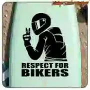 Pegatina RESPECT FOR BIKERS para moto