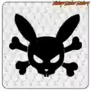Autocollant Bunny Skull moto | Tattoo