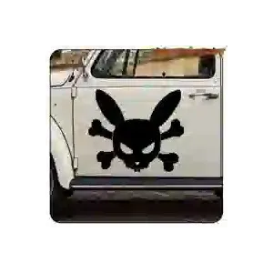 Autocollant Bunny Skull moto | Tattoo