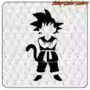 AUTOCOLLANT SON GOKU. ACHETEZ DES AUTOCOLLANTS EN VINYLE.