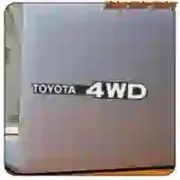 Pegatina Toyota 4WD en vinilo de corte