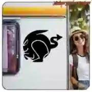 Autocollant Devil Rabbit pour Volkswagen Golf