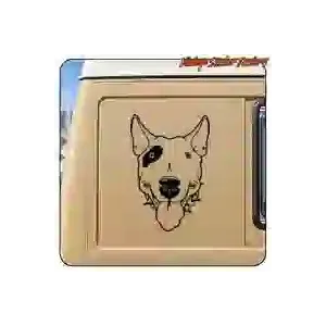 Bull Terrier sticker in various sizes