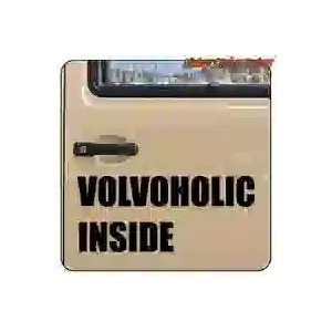 Volvoholic Inside Autoaufkleber