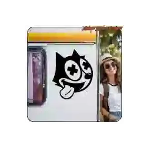 Pegatina FELIX THE CAT. Comprar pegatinas.