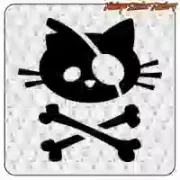 Pegatina de vinilo Gato Pirata | Vintage Sticker Factory