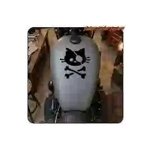 Pegatina de vinilo Gato Pirata | Vintage Sticker Factory