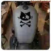 Pegatina de vinilo Gato Pirata | Vintage Sticker Factory