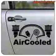 Aircooled VW boxer engine sticker | Vinyl decal for classic Volkswagen