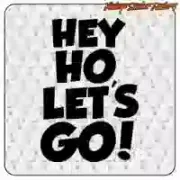 Pegatina HEY HO, LET'S GO!. Comprar pegatinas.