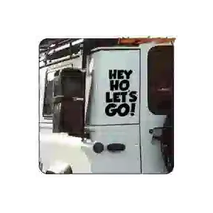 HEY HO, LET'S GO!' STICKERS.