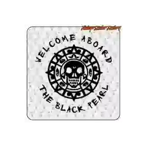Pegatina WELCOME ABOARD - THE BLACK PEARL. Comprar pegatinas.