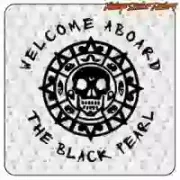 WELCOME ABOARD - THE BLACK PEARL AUFKLEBER. KAUFEN SIE VINYLAUFKLEBER.