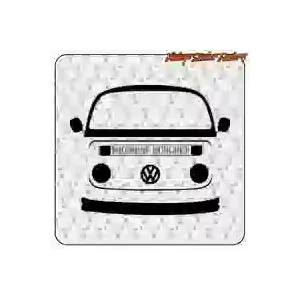 T2-Frontaufkleber aus Camper-Vinyl