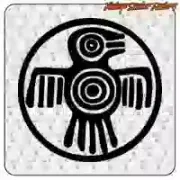 Pegatina símbolo azteca decorativo
