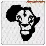 African lion sticker for 4x4s