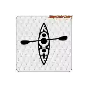 Pegatina de kayak decorativa | Vintage Sticker Factory