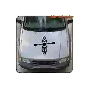 Pegatina de kayak decorativa | Vintage Sticker Factory