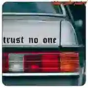 Pegatina TRUST NO ONE. Comprar pegatinas.