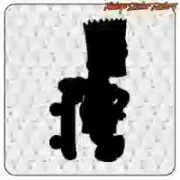 BART SIMPSON' STICKERS.