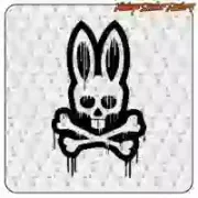 Autocollant Satan Skull pour moto café racer