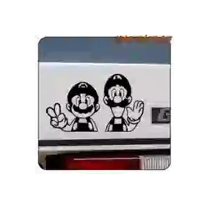 AUTOCOLLANT MARIO & LUIGGI. ACHETEZ DES AUTOCOLLANTS EN VINYLE.