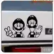 Pegatina MARIO & LUIGGI. Comprar pegatinas.