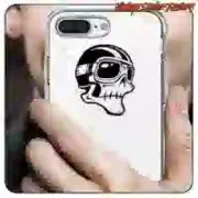 CAFE RACER HELMET SKULL Sticker