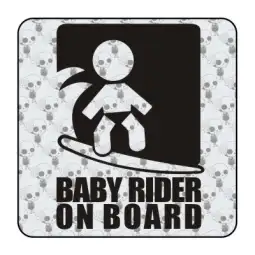 Sticker baby rider on board 2