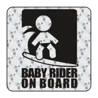 BABY RIDER ON BOARD Aufkleber 2