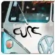 CURE LOGO AUFKLEBER. KAUFEN SIE VINYLAUFKLEBER.