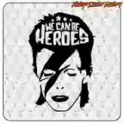 Pegatina Bowie «We Can Be Heroes»