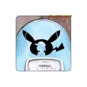 Pegatina Picachu decorativa | Vintage Sticker Factory