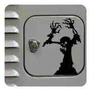 Pegatina MOMIA. Pegatinas freaks, pegatinas frikis.