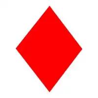 Sticker as de diamante