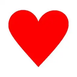 Autocollant as de corazones