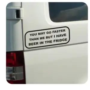 YOU MAY GO FASTER Aufkleber