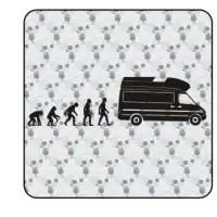 Pegatina EVOLUCION JAMES COOK. Pegatinas para Camper y Autocaravana 2