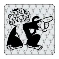 Autocollant Mono Malvado 2