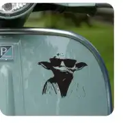 Yoda with sunglasses applied to the side of a vehicle