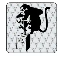 Sticker Monkey tnt 2
