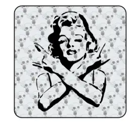 Sticker marilyn 2