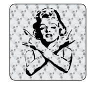 Sticker marilyn
