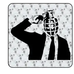 Pegatina GRANADA. Pegatinas freaks, pegatinas frikis. 2