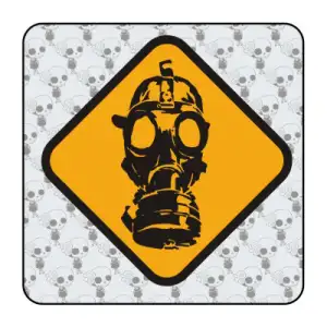 GAS MASK Aufkleber